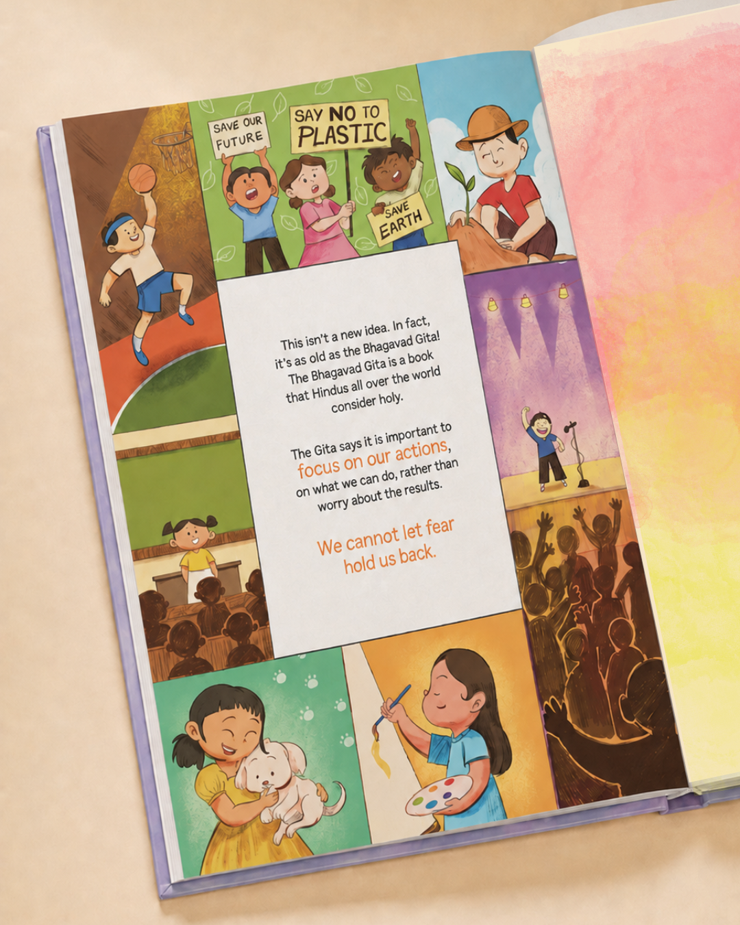 personalized gita book for children and kids bound to belong stories customized kids storybook religious learning culture heritage moral values