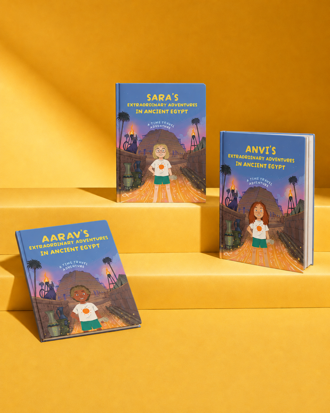 personalized kids books on time travel to egypt fun adventure bound to belong stories roots culture heritage belonging play customized children's avatar storybook immigrant expat 