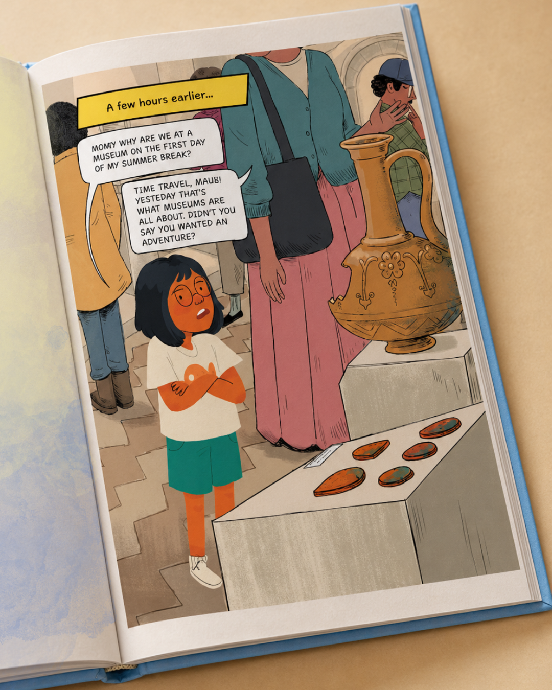  personalized kids book for children time travel muziris lost island city customized avatar bound to belong ship dock roots culture heritage belonging customized india storybooks
