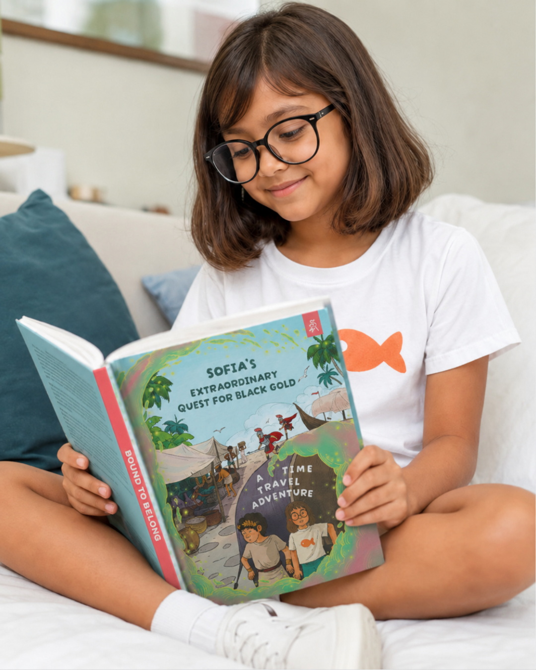 personalized kids book for children time travel muziris lost island city india customized avatar bound to belong ship dock roots culture heritage child tradition 
