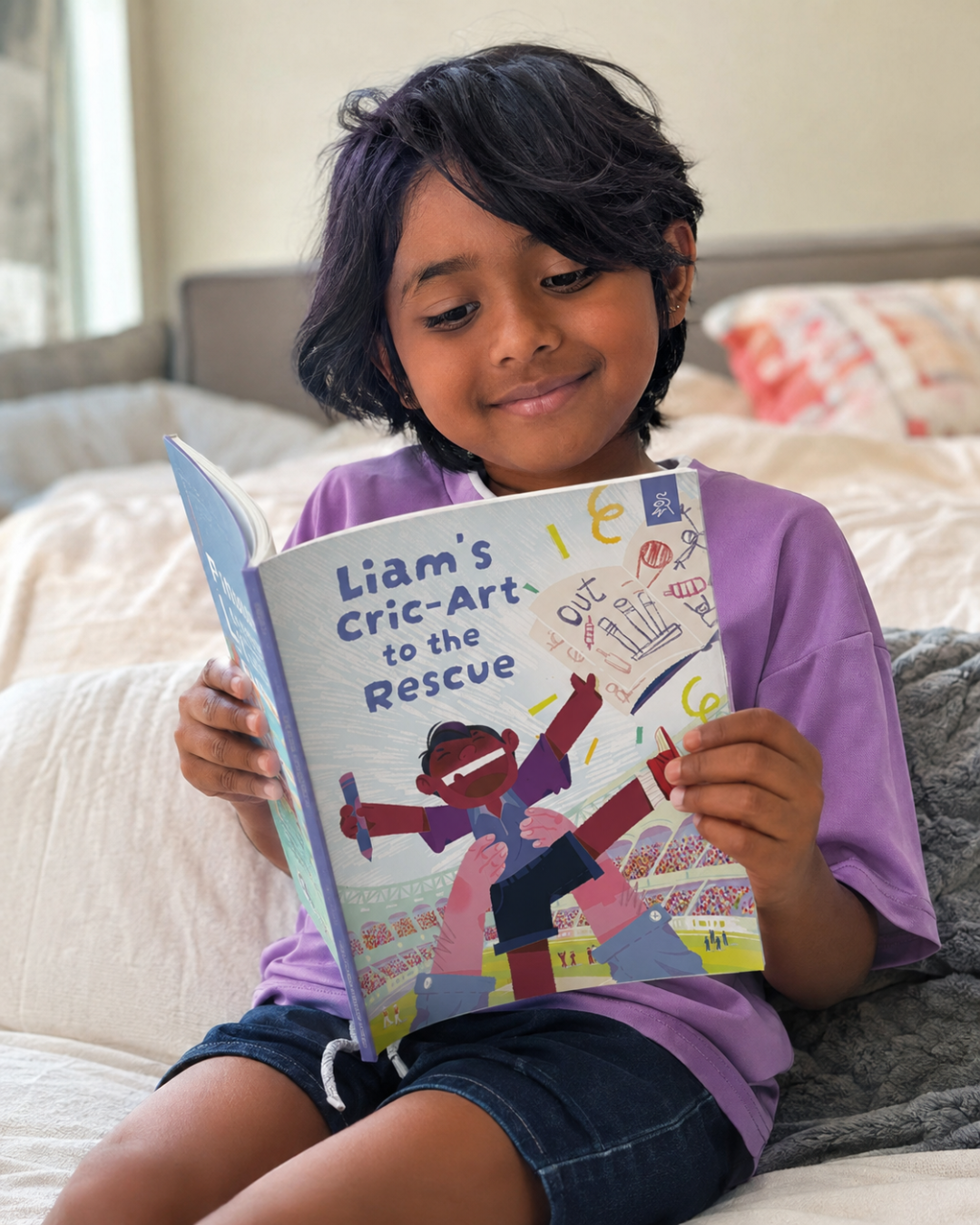 personalized cricket book for kids children story books bound to belong sports india wicket stump ball four six World Cup t20 player runner umpire roots culture heritage tradition play fun customized avatar manifestation