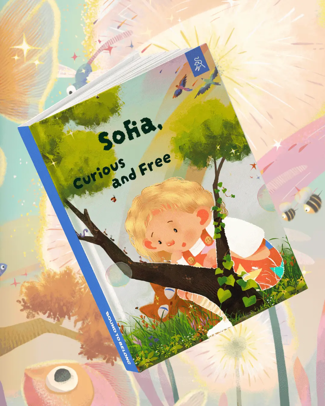bound to belong story belonging curiosity freedom inclusion playful personalized children storybook customized avatar for ages 1 2 3 year old kids belonging fun