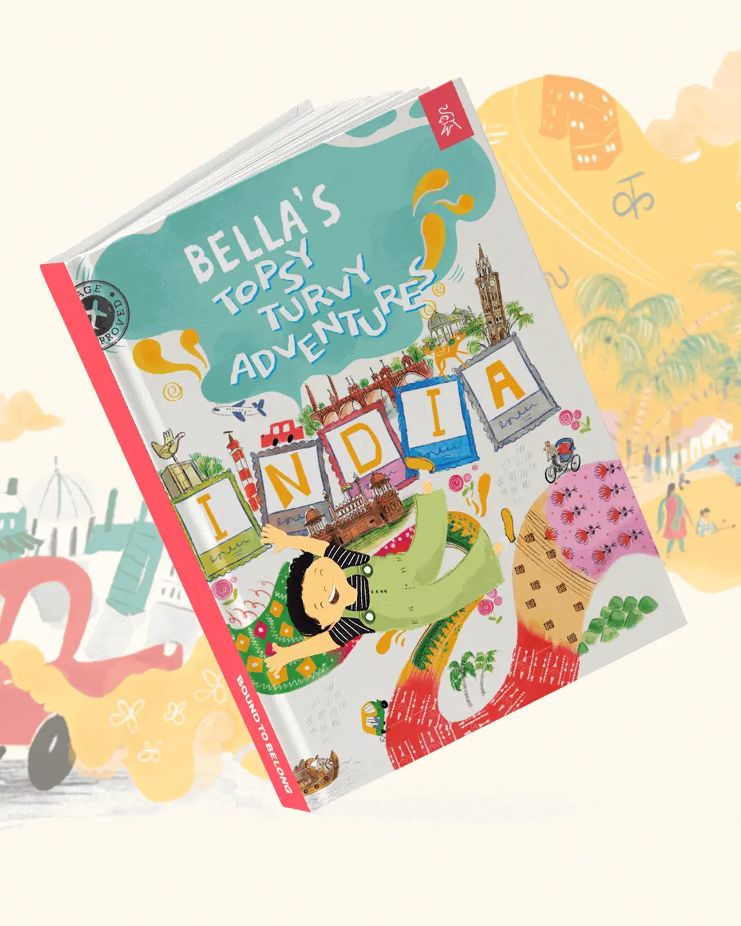 india travel book in holidays personalized childrens books cities like mumbai pune hyderabad Kolkata Bengaluru Chennai Kohima guwahati bound to belong