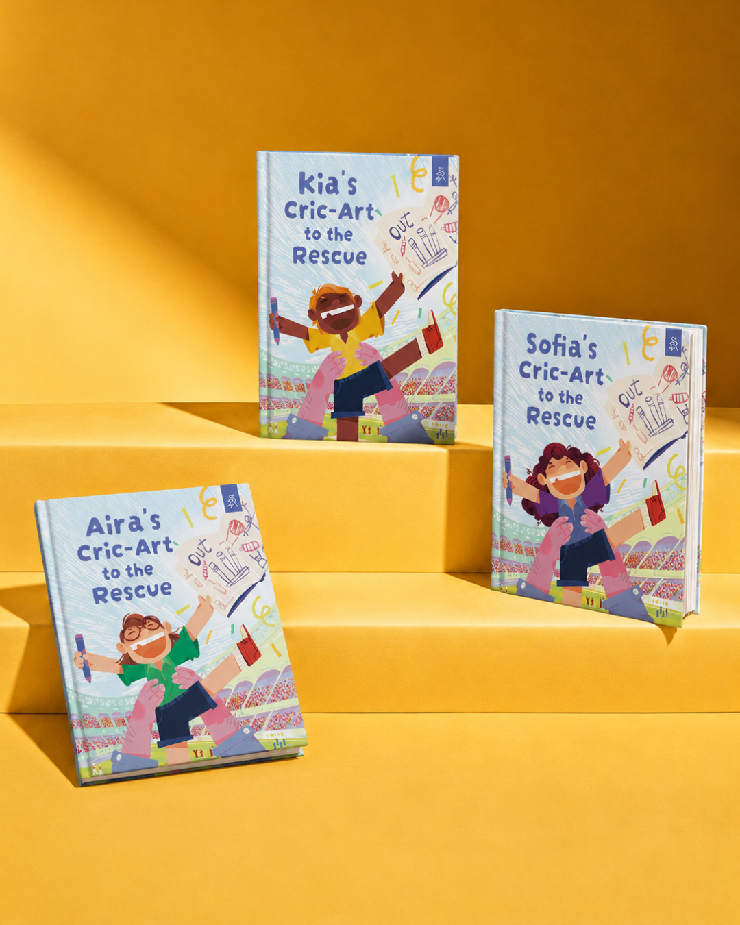personalized cricket book for kids children story books bound to belong sports india wicket stump ball four six World Cup t20 customized kids avatar