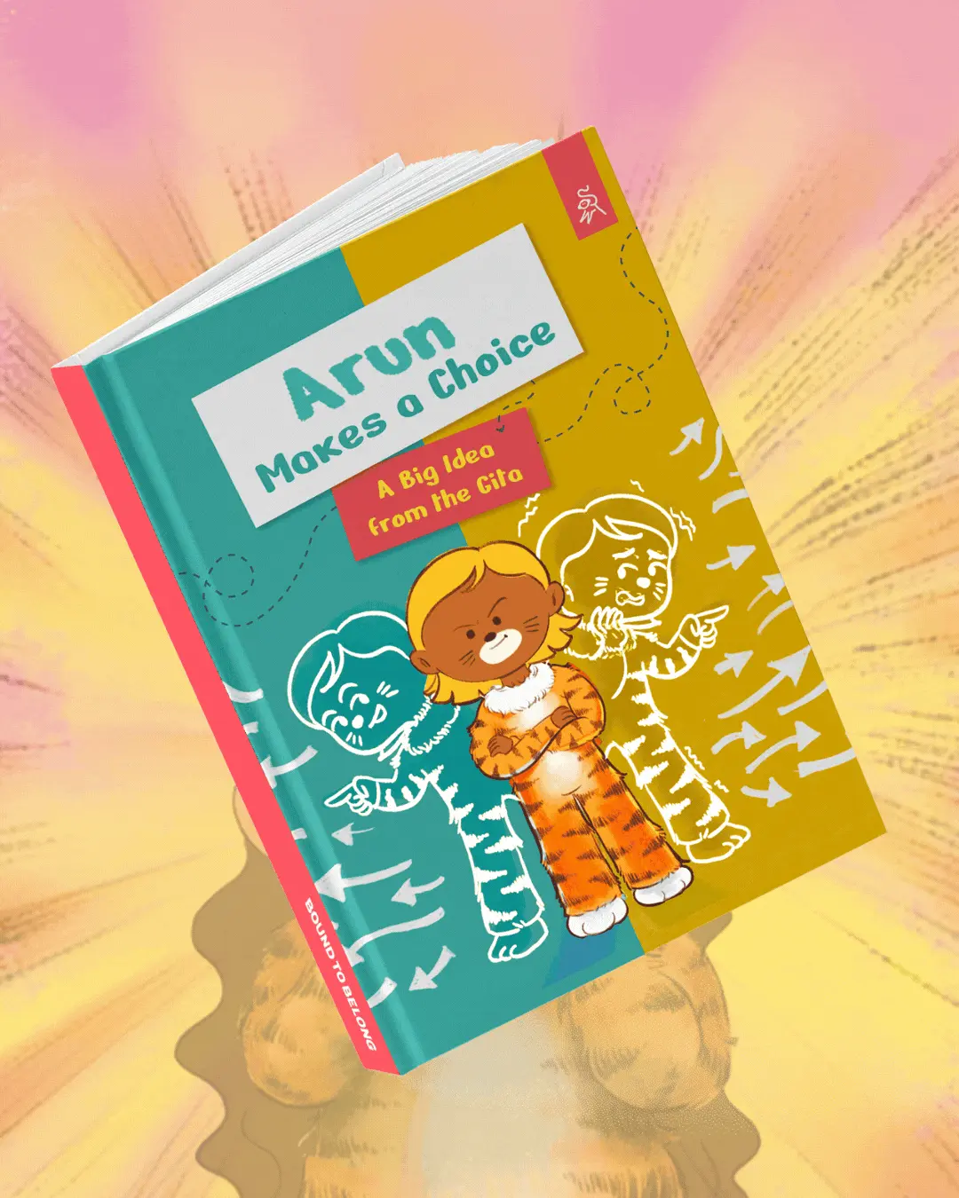personalized gita book with your childs name bound to belong stories on belonging diwali gift culture tradition heritage roots learning customized kids gita storybook
