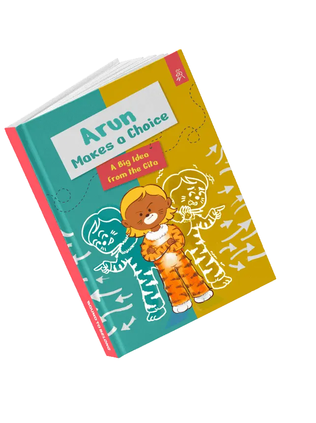 Religious Personalized Story Book for Kids A Big Idea From the Gita