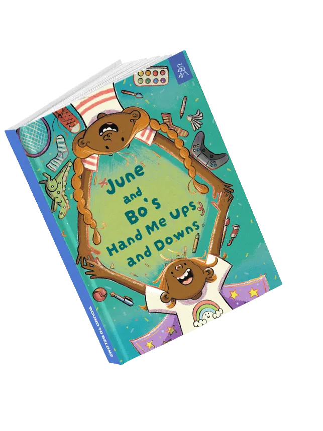 Children's Personalized Book on Sibling Stories and bonding and belonging