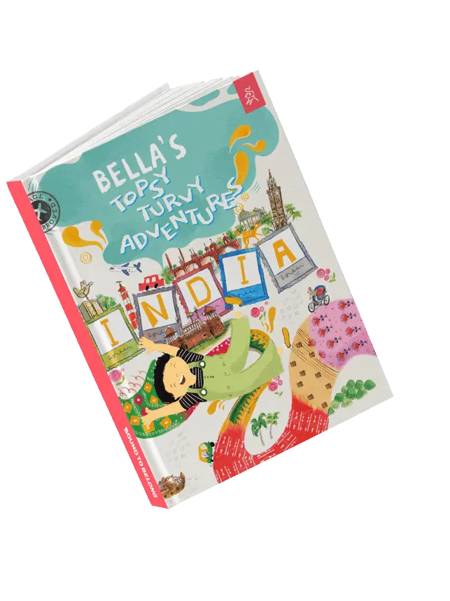 Personalized Children's Book on Travel to Cities in India like Mumbai, New Delhi, Chennai, Pune, Kolkata, Bengaluru or Bangalore, Hyderabad, Guwahati, Kohima